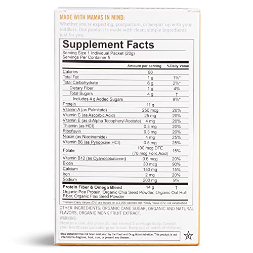 Munchkin Milkmakers Postnatal Recovery Protein Powder with Pea Protein, Lactation Munchkin