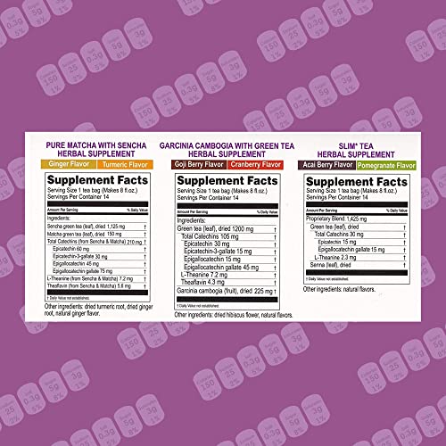 Hyleys 14 Day Weight Loss Tea - 42 Tea Bags (1 Pack), Detox Tea for Cleanse HYLEYS