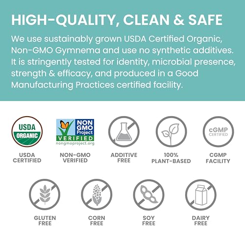 Himalaya Organic Gymnema Herbal Supplement for Weight Management, USDA Certified Himalaya