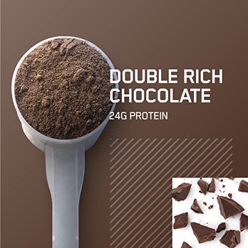 Optimum Nutrition Gold Standard 100% Whey Protein Powder, Double Rich Chocolate Optimum Nutrition