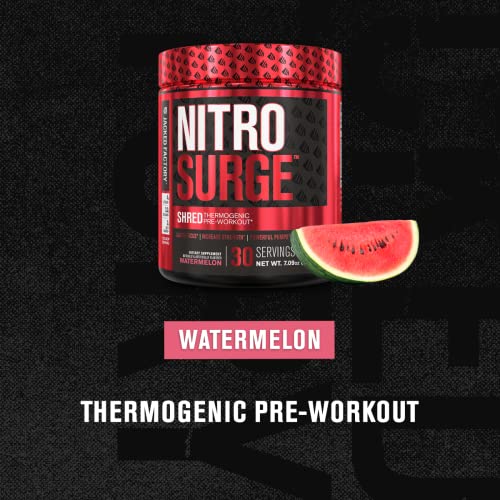 Jacked Factory NITROSURGE Shred Pre Workout Supplement - Energy Booster, Instant Jacked Factory