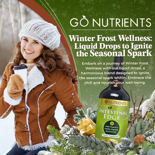 Go Nutrients Intestinal Edge Gut Detox Cleanse for Humans: Enhance Digestive Go Nutrients
