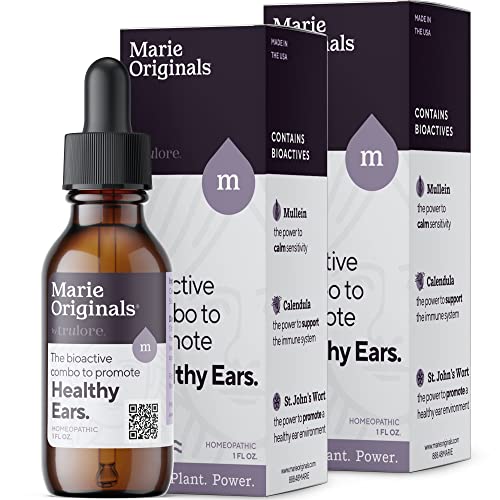 Marie Originals Organic Ear Oil for Ear Infections All Natural Eardrops Marie Originals