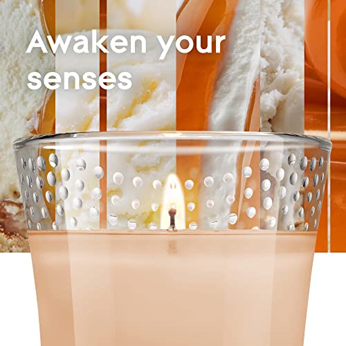 Glade Candle Jar, Air Freshener, Vanilla Caramel Twist, 3.4 oz, 2 Count Glade