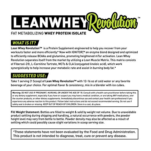 Musclesport Lean Whey Revolution™ Protein Powder - Whey Protein Isolate Musclesport