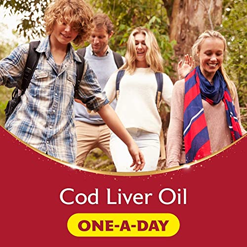 Seven Seas Cod Liver Oil Tablets With Omega-3, Fish Oil, One A Day, 4 Months Supply Seven Seas