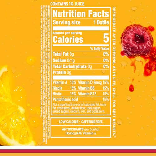 Sparkling Ice, Raspberry Lemonade Sparkling Water, Zero Sugar Flavored Water Sparkling Ice