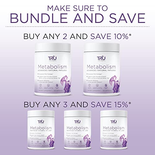 TRU Metabolism, Advanced Fat Loss, Fight Cravings, Boost Mood, No Jitters or Crash TRU Supplements