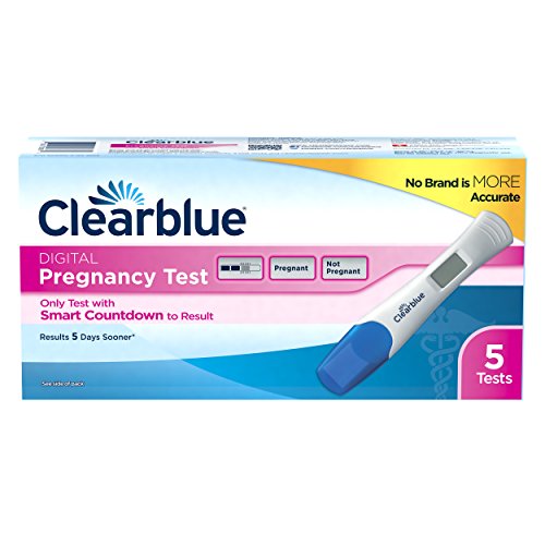 Clearblue Digital Pregnancy Test with Smart Countdown, Multi, 5 count Clearblue