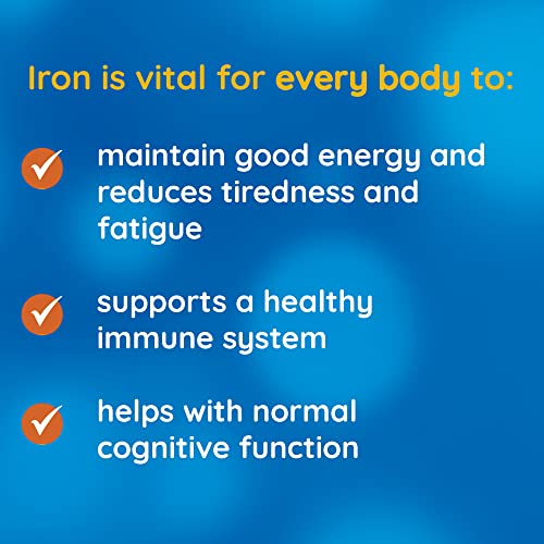 Spatone Natural Liquid Iron Supplement, Apple Flavour With Vitamin C (28 Sachets) Spatone