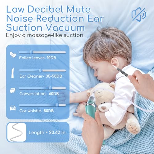 Ear Vacuum Wax Remover, Ear Wax Removal with 8 Pcs Ear Pick, Ear Wax Girug