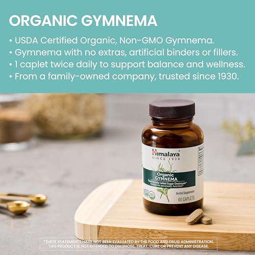 Himalaya Organic Gymnema Herbal Supplement for Weight Management, USDA Certified Himalaya