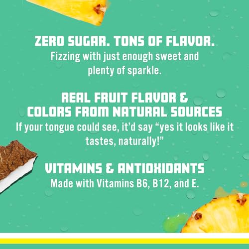 Sparkling Ice, Coconut Pineapple Sparkling Water, Zero Sugar Flavored Water, with Vitamin Sparkling ICE