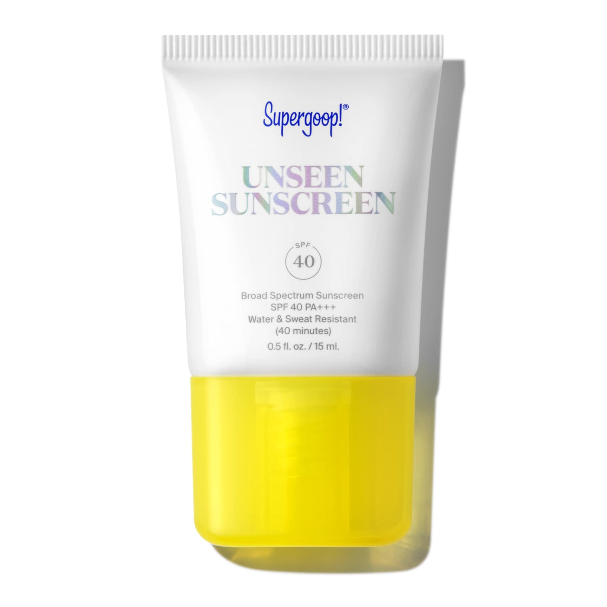 Supergoop! Unseen Sunscreen - SPF 40-0.5 fl oz - Invisible, Broad Spectrum 