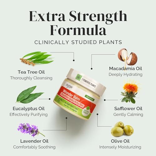 Tea Tree Oil Balm , Extra Strength, Pair Well with Jock Itch Cream, Spray, Athletes Foot Puriya