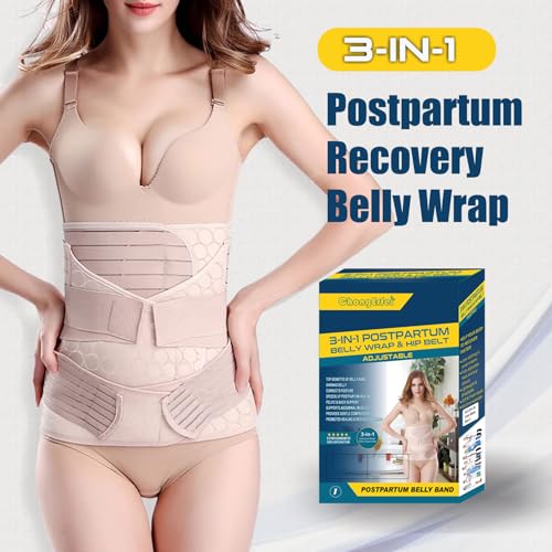 ChongErfei 3 in 1 Postpartum Support - Recovery Belly/waist/pelvis Belt Shapewear Slimming ChongErfei