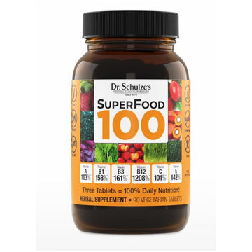 Dr. Schulze's Superfood 100 | Vitamin & Mineral Herbal Concentrate | Dietary Supplement