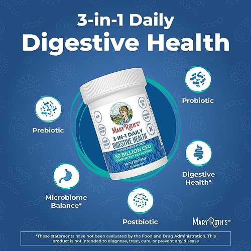 Mary Ruth's 3 in 1 Digestive Health Probiotic, 30 CT MaryRuth Organics