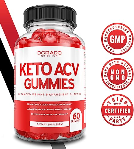 Keto ACV Gummies for Weight Management Advanced Formula (1000mg Per Serving) 