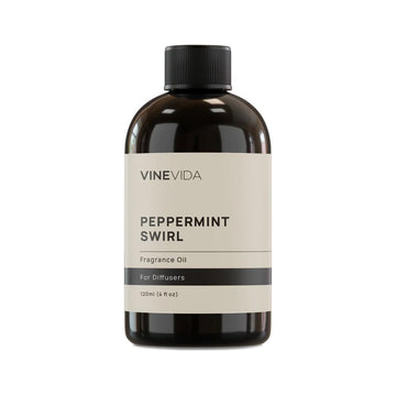 VINEVIDA [4 Fl Oz] Peppermint Swirl Fragrance Oil for Cold Air Diffusers, Essential Oils for Diffuser Oil