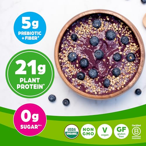 Orgain Organic Vegan Protein Powder, Vanilla Bean - 21g Plant Based Protein, Gluten Free Orgain