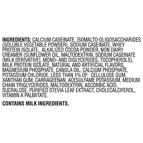 Muscle Milk ZERO, 100 Calorie Protein Powder, Chocolate, 15g Protein, 1.65 Pound Muscle Milk