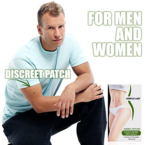 Herbal Patches - 100% Natural - Easy to Use - Wellness - for Men and Women - Super Discreet Complex Labs