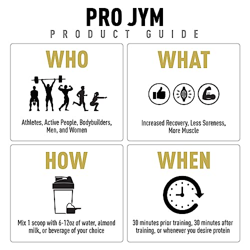 Pro Jym Protein Powder - Egg White, Milk, Whey protein isolates & Micellar Casein JYM Supplement Science
