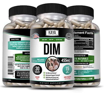 Kaya Naturals DIM Ultra (30 Capsules) | DIM Supplement for Women and Men