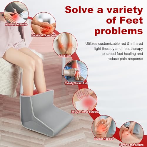 Red Light Therapy for Foot - Red Light Therapy Wrap, Near Infrared Red Light Therapy Device icerattletra