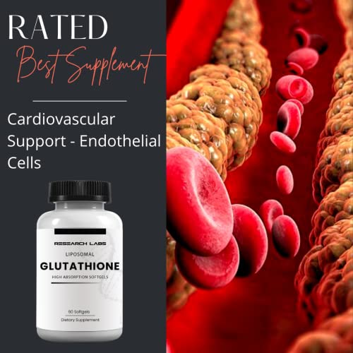 Research Labs Liposomal Glutathione Supplement w/Gluta-IV™, 100x Enhanced Absorption Research Labs