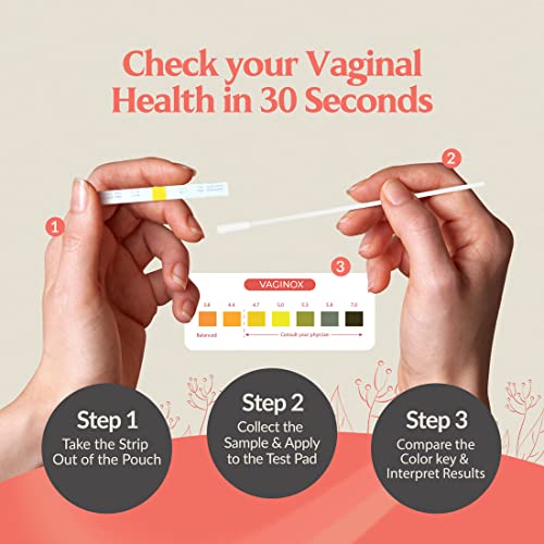 Vaginal PH Test Kit with Sterile Swabs and eBook - Vaginal PH Balance and Yeast Infection Test DIAGNOX HEALTH