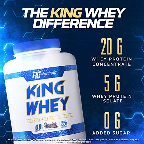 Ronnie Coleman Signature Series Whey Concentrate + Isolate Protein Powder, Pre Workout Ronnie Coleman Signature Series