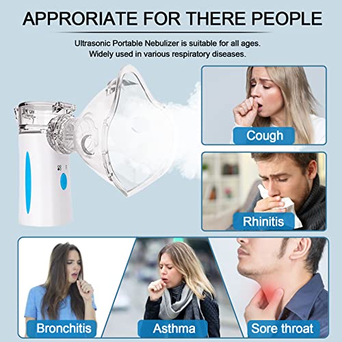 Portable Nebulizer - Rechargeable Nebulizer Machine for Adults and Kids Naweti
