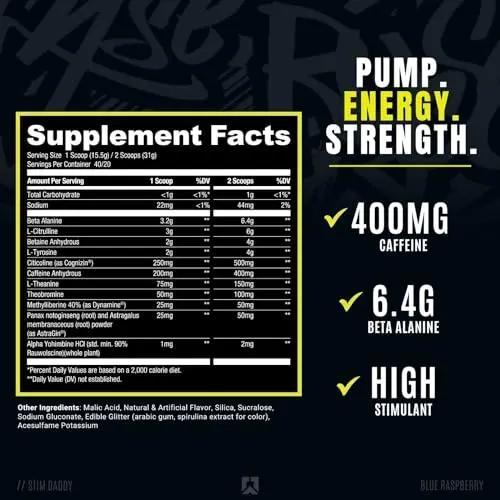RYSE Up Supplements Signature Series Stim Daddy | Official Noel Deyzel High Stimulant RYSE Up Supplements