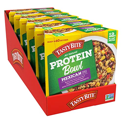 TASTY BITE Mexican Protein Bowl, 8.8 Ounce, Pack of 6, Ready to Eat, Microwaveable TASTY BITE