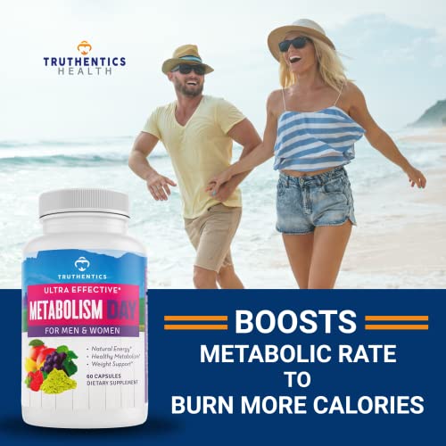 TRUTHENTICS Metabolism Booster for Women & Men - Natural Appetite Suppressant TRUTHENTICS