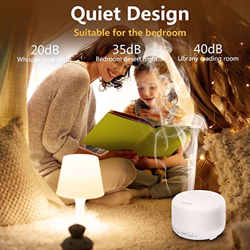 Hianjoo 450ml Essential Oil Diffuser, Electric Aroma Ultrasonic Aromatherapy Fragrant Oil Hianjoo