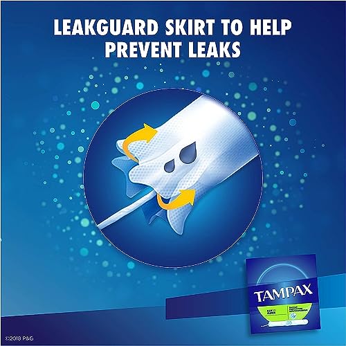 Tampax Tampons, Super Absorbency, Cardboard Applicator, Leakgaurd Skirt, Unscented, 20 Count Tampax