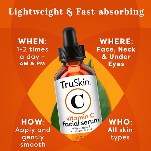 TruSkin Naturals Vitamin C Face Serum Anti Aging Face & Eye Serum TruSkin Naturals