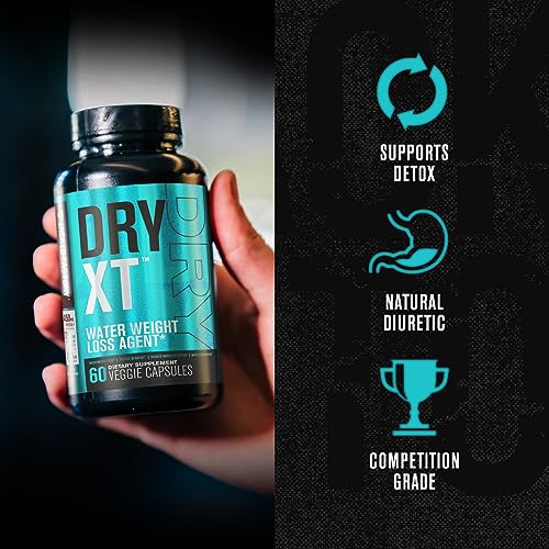Dry-XT Water Weight Loss Diuretic Pills - Natural Supplement for Reducing Water Retention Jacked Factory
