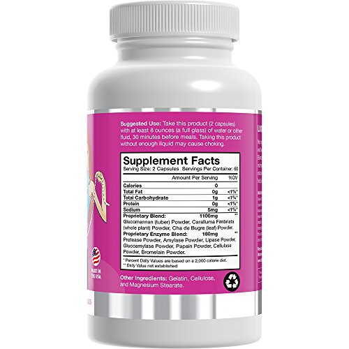 Skinny Fiber 120 Capsules, Appetite Suppressant Effective Weight Management for Women Skinny Fiber