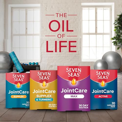 Seven Seas JointCare Max, With High-Strength Glucosamine plus Omega-3, Collagen Seven Seas