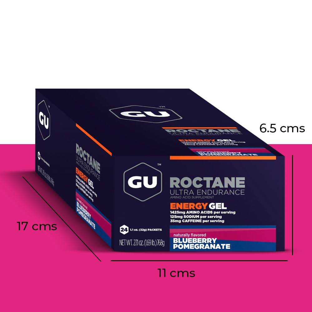 GU Energy Roctane Ultra Endurance Energy Gel, Quick On-The-Go Sports