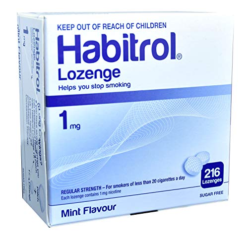 Habitrol Nicotine Lozenge Mint Flavor 216 Lozenges (1mg) Habitrol