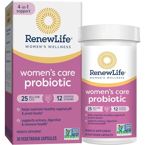 Renew Life Probiotics for Women, 50 Billion CFU Guaranteed, Probiotic Renew Life