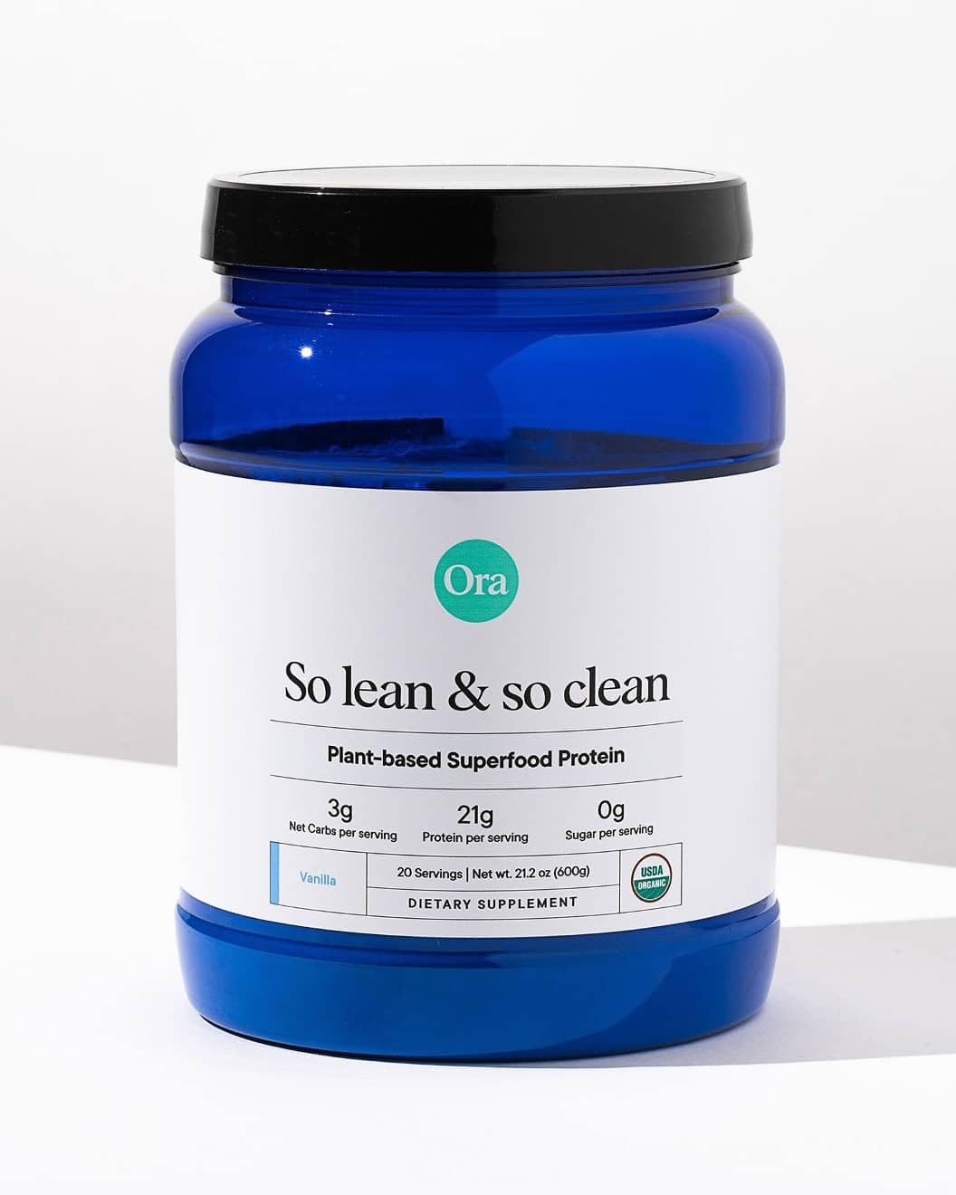 Ora Organic Protein Powder - 21g Plant-Based Protein for Women and Men Pre-Workout Ora Organic