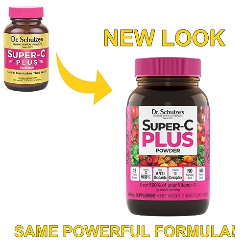 Dr. Schulze's | Super-C Plus Powder | Vitamin C Complex | Clinical Herbal Formula Dr. Schulze's