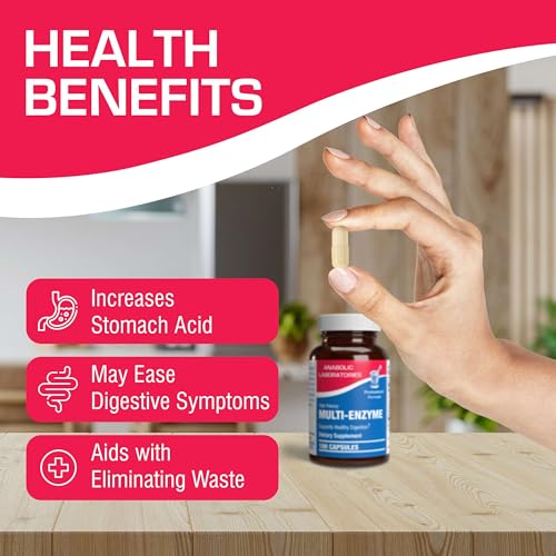 Anabolic Laboratories Multi Enzyme Nutritional Supplements - 100 Capsules of Digestive Anabolic Laboratories